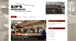 Desktop Screenshot of kipsrestaurant.net